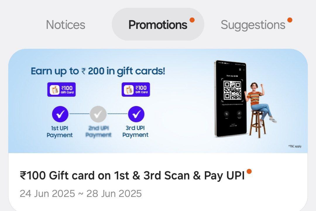 Free ₹200 Amazon Gift Card Instantly For Samsung Phone Users 
